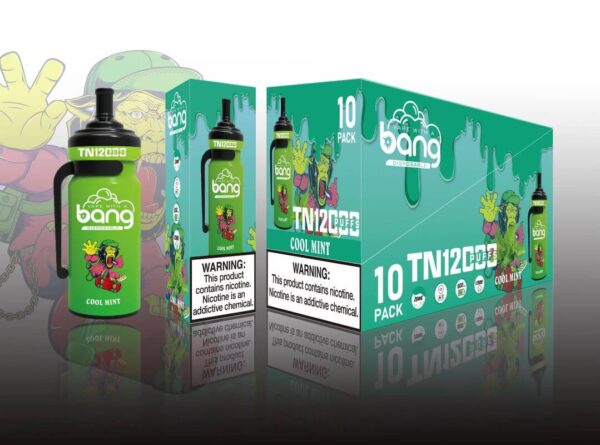 Bang Tn 12000 Puffs 0% 2% 3% 5% Nikotin Eldobható Vape eredeti E Cigaretta Nagyker - BoatVape - 11