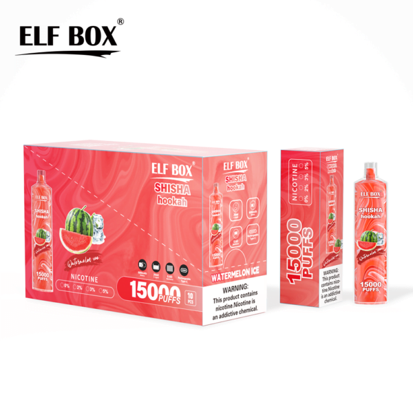 ELF BOX LS15000 Puff Shisha Hookah 0% 2% 5% Nicotina recarregável descartável Vape atacado - BoatVape - 5