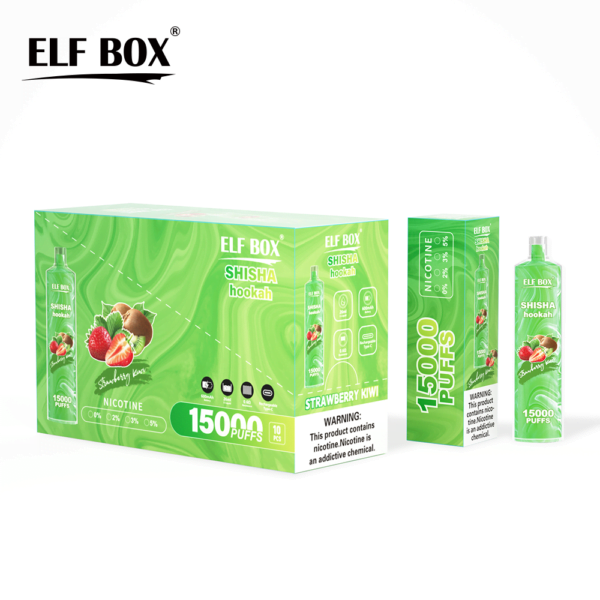 ELF BOX LS15000 Puff Shisha Hookah 0% 2% 5% Nicotina recarregável descartável Vape atacado - BoatVape - 7