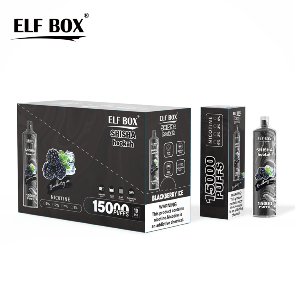 ELF BOX LS15000 Puff Shisha Hookah 0% 2% 5% Nicotina recarregável descartável Vape atacado - BoatVape - 9