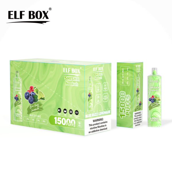 ELF BOX LS15000 Puff Shisha Hookah 0% 2% 5% Nicotina recarregável descartável Vape atacado - BoatVape - 11