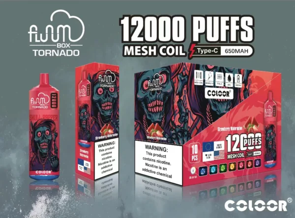 FLUUM BOX 12000 Puff 0% 2% 3% 5% Nikotin Újratölthető Eldobható Vape Pen toll E-cigaretta Nagyker - BoatVape - 7