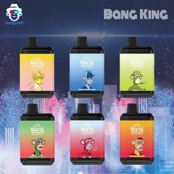 Bang King 8000 Puffs 0% 2% 3% 5% Nikotin eldobható vape nagykereskedés - BoatVape - 1