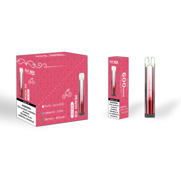 ELF BOX 600 Puffs 2% Никотиновая одноразовая вейп-ручка оптом - BoatVape - 11
