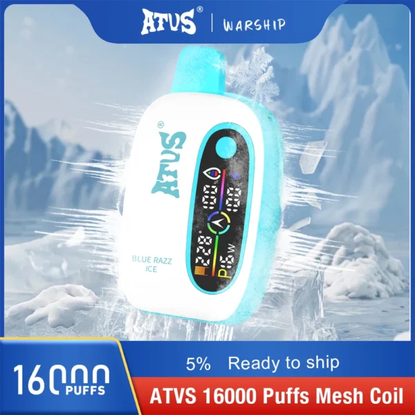 Atvs 16000 Puffs 2% 5% Перезаряжаемые одноразовые ручки для вейпов с низким содержанием никотина, оптовая покупка оптом - BoatVape - 12