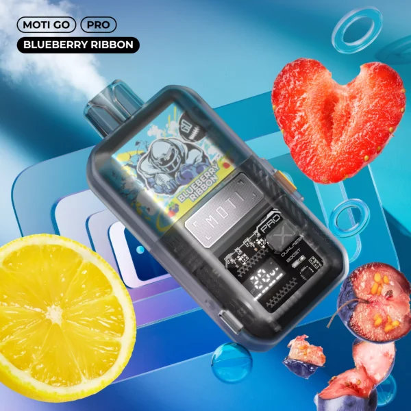 MOTI Go Pro 12000 Puffs Dual Mesh Smart Screen 3% 5% Перезаряжаемая одноразовая ручка для вейпов с низким содержанием никотина Купить оптом - BoatVape - 5
